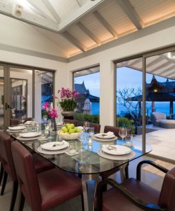 Dining room with view on the andaman sea