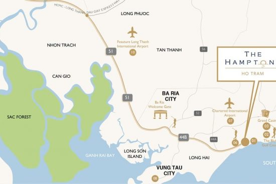 Melia-Ho-Tram-Vietnam-Map