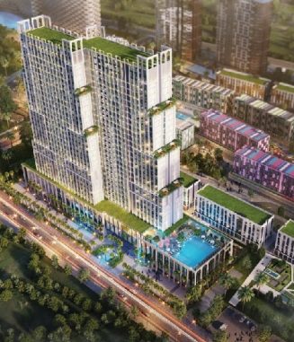 Vietnam-Danang-Luxury-Golf-Apartments-View-Building