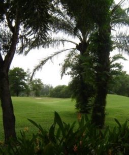 View of the golf course from the villa
